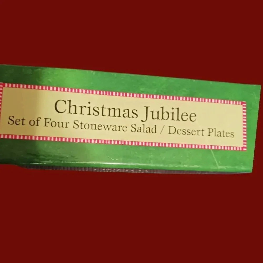 Oneida Jubilee set of 6 Stoneware Salad/Dessert Plates & Mugs